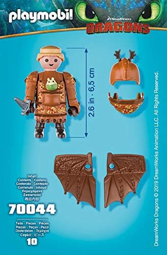 PLAYMOBIL - How to Train Your Dragon: Fishlegs with Flight Suit (DreamWorks)...