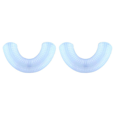 AutoBrush Silicone U Shaped Brush Head Replacement, Brush Head Refills, 360 Degree Oral Teeth Cleaning, Automatic Toothbrush Head Accessories, Adu...