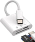 USB C SD TF Card Reader for iPhone 15 3-in-1 Type C Trail Camera Adapter Card Reader Plug and Play Compatible for MacBook Android Samsung, Chargin...