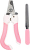 Pet Nail Clippers and Trimmer with Free Nail File Sturdy Non Slip Handles Professional Safety Guard to Avoid Over-Cutting for Cat Dog Puppy Rabbit...