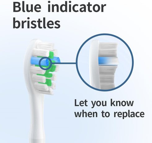 Replacement Toothbrush Heads Compatible with Philips Sonicare Electric Toothbrushes, Electric Brush Head Refills Fit for Philips Sonic Care snap-o...
