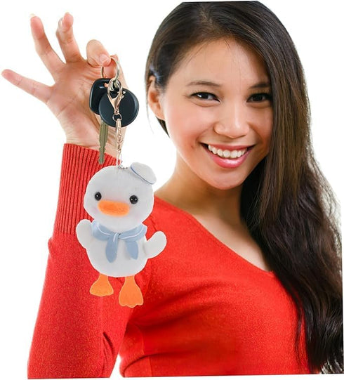 Duckling Keychain, Plush Keychain, Tiny Duck Keychains Backpack Pendant Plush Keychains Plush Duck Keyring Plush, Stuffed Animal Keychain, Stuffed...