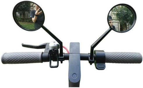 Yungeln Rearview Mirror Scooter Adjustable Rear View Glass Bicycle Mirror Reflector Compatible for Xiaomi 1S M365 Pro Scooter...