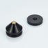Speaker Spikes Floor Protectors 4pcs, Shockproof Speaker Isolation Stand Feet for HiFi Amplifier, Subwoofer, DAC Recorder, Turntable, Cone Base Pa...