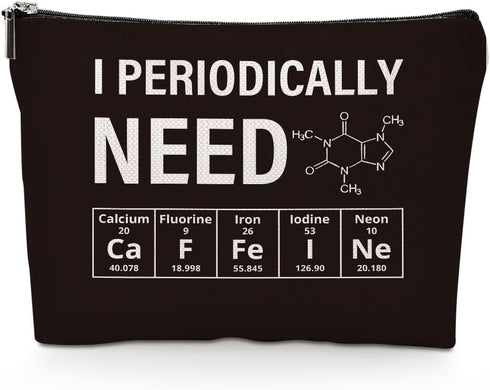 Chemistry Gifts Cosmetic Bag Funny Science Teacher Gifts Biology Gift - Gifts for Women Chemistry Teacher Student Appreciation Gifts Black Makeup ...