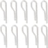 100pcs U Shape Clear Durable Plastic Alligator Clips Shirts Folding Ties Socks Pants Hold Garments in Place...