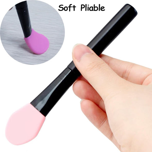 12 Pcs Silicone Applicators Silicone Magic Brushes Ink Paints Blending Brushes Reusable Silicone Epoxy Resin Applicator Sticks for DIY Painting Mi...