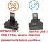 Black FPV Flat Slim Thin Ribbon FPC Cable Micro USB 90 Degree Angle to Standard USB A for sync and Charging (100CM)...