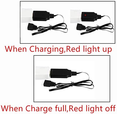 11.1V 2000mAh Li-ion Battery for R608 Brushless RC Boat 210E 200E RC Boat 2104 Brushless RC Truck with USB Charging Cable......