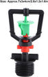 Irrigation Sprinkler, 20Pcs Irrigation Nozzle G1/2 Micro Garden Watering Spray Head Misting Nozzle for Garden Yard Lawn...