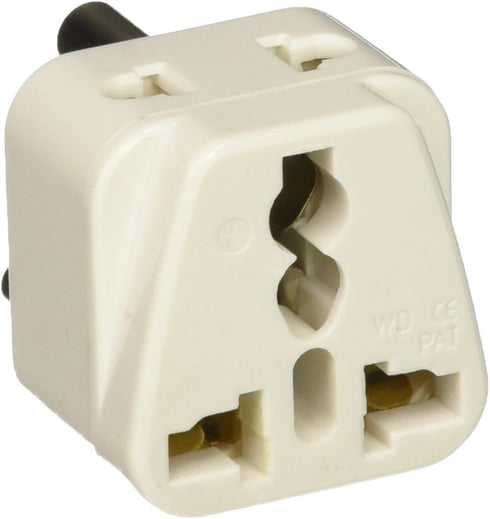 Ckitze BA10-2PK 2 in 1 USA to India Adapter Plug - 2 Pack, Universal (Type D)...