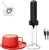 Handheld Milk Frother Wand Rechargeable with Stand for Latte/Electric Whisk Coffee Frother Handheld/Milk Frother Rechargeable Coffee Mixer Wand/Dr...