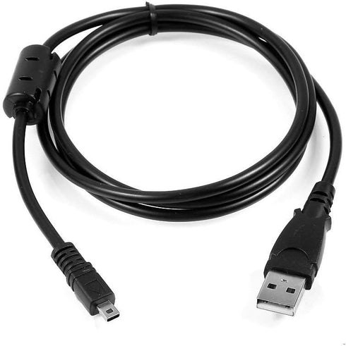 Olympus T-100 Camera USB Cable, 5 FT Extra Long 2-in-1 USB PC Battery Power Charger Camera Data Cable Cord for Olympus T-100 T100 Digital Cameras...
