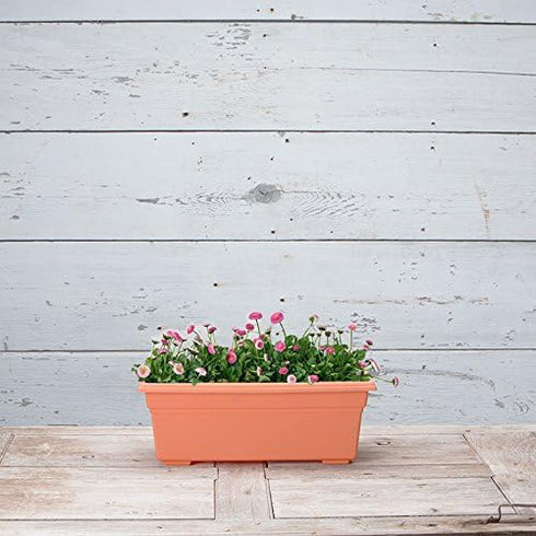 Novelty 16195, Terracotta, Countryside Flower Box Planter, 18-Inch...