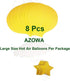 AZOWA Large Size Orange Hot Air Balloon Decorations Pack of 8...
