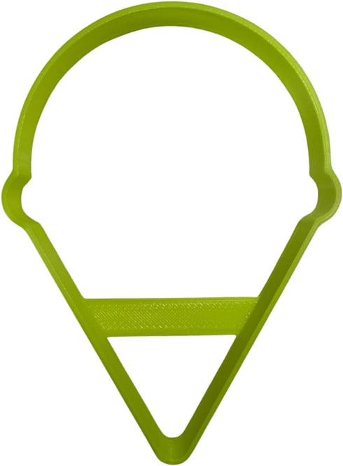 SNOW CONE OUTLINE SHAVED ICE FROZEN DESSERT SUMMER TREAT COOKIE CUTTER MADE IN USA PR3766...