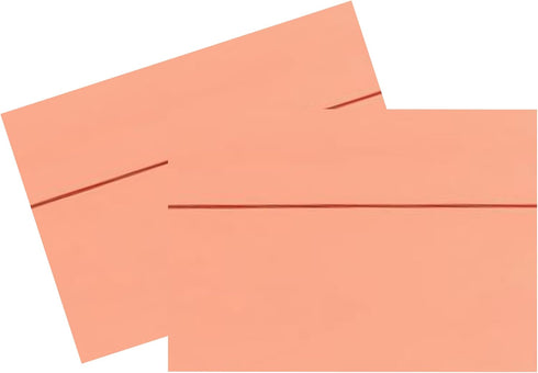 Peach 100 Boxed A2 (4-3/8 x 5-3/4 Envelopes for 4-1/8 x 5-1/2 Greeting Cards Invitations Birth Announcements Showers from The Envelope Gallery...