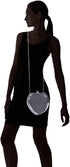 SUKUTU Womens Heart Shape Evening Bag Purse Velvet Party Tote Mini Handbag Clutch Chain Clear Shoulder Bag...