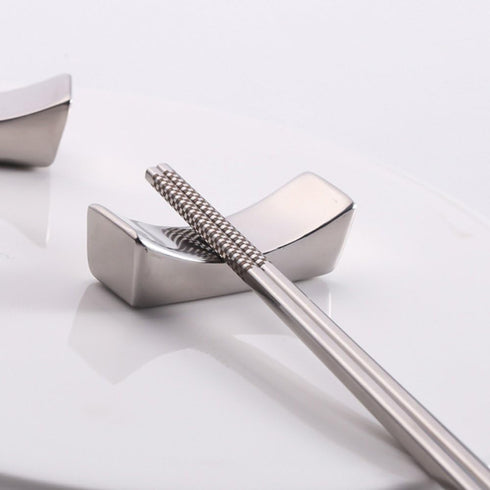 MyLifeUNIT Stainless Steel Chopsticks Rest, Knife Rest and Chopsticks Holder, Set of 4...