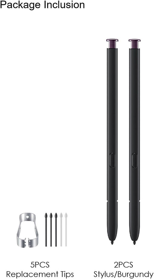 2PCS Galaxy S22 Ultra Pen for Samsung Galaxy S22 Ultra 5G S Pen Touch Screen Stylus Pen Replacement for Samsung Galaxy S22 Ultra NO Bluetooth (Bur...