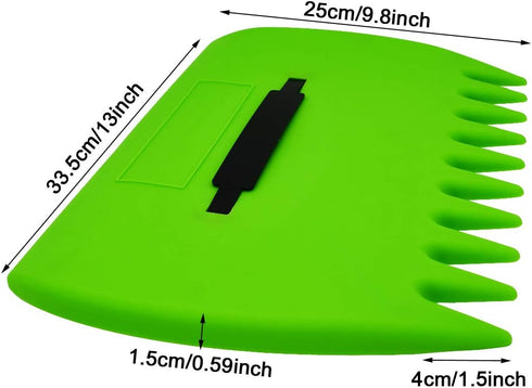 Leaf Scoop 1 Pair Leaf Hand Rakes Leaves Collector Plastic Garden Scoop for Picking Up Leaves,Grass Clippings and Garbage (Light Green)...