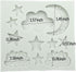 Star Moon Clouds Shaped Silicone Fondant Molds -Cute Candy Making Supplies -Candy Chocolate Decorating Mold -Baking Sugar Cakes Decorating -Cookie...