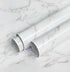 Grey White Marble Contact Paper Glossy Marble Peel and Stick Wallpaper Self Adhesive Wallpaper Glossy Waterproof Wallpaper DIY Removable Contact P...