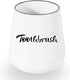 LEETOYI Porcelain Toothbrush Holder for Bathroom Vanity and Countertop, Brushing Holder Easy to Clean (White)...