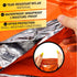 Galaxy Thermal Mylar Emergency Ponchos Raincoat Blanket Reversible Survival Gear for Sport Outdoor Camping Hiking Traveling with Whistle 4 Packs...