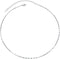 Ladytree S925 Sterling Silver Dainty Simple Choker Necklace,Rolo Chain,Adjustable 13 inches to 16 inches...