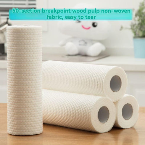 Paper Tower 50 Sheets per Roll for Bathroom Kitchen Outdoors Use ?3pack?...