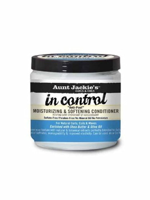 Aunt Jackie's in control 9oz - Anti-Poof Moisturizing & Softening Conditioner...