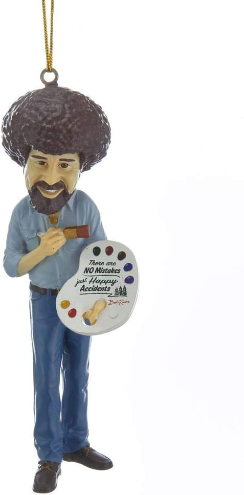 Bob Ross Figural Christmas Tree Hanging Ornament BO2181...