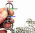 55" DIY Iron Flat Chain Strap Handbag Chains Accessories Purse Straps Shoulder Cross Body Replacement Straps with Metal Buckles Replacement Straps...