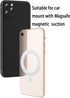 Mag Safe Magnetic Stickers, 2 Pcs Case Magnet Sticker, Strong Magnetic Wireless Charging Magnet Sticker Magnet Circle for iPhone for iPhone 8 to 1...