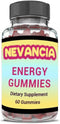 Energy Gummies Contain Guarana Extract, Kola Nut Extract, Green Tea Extract, Vitamin B12, Boost Energy Level, Reduce Fatigue, Cognitive Health, Mo...