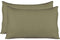 Extra Soft Jersey Knit Pillow Cases, Standard Size with Hidden Zipper, Soft Than Cotton, Pack of 2, Sage...