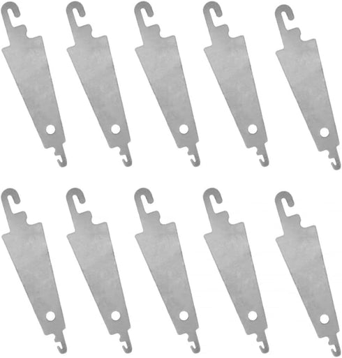 10Pcs Silver Stainless Steel Needle Threader, Embroidery Cross Stitch Needle Threading Tools DIY Sewing Accessories for Large Eye Needles Hand Cra...