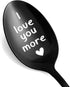 Valentine's Day Gifts for Him Her - Anniversary Birthday Gifts for Girlfriend Women Man Boyfriend, Personalized I Love You More Ice Cream Spoon...