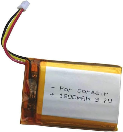 3.7v 1800mAh Battery Replacement for Corsair HS70, HS80, HS75 XB Void Pro RGB Virtuoso RGB SE Wireless Headset, HyperX Cloud Stinger 2,HyperX Clou...