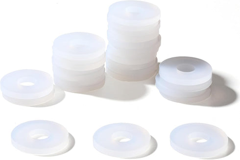 Grolsch Gaskets Silicone Seals - For Swing Top Bottles-40 Pack Combo Pack Clear, Made from Soft Silicone (Not Rubber, Better Sealing Than Rubber)...