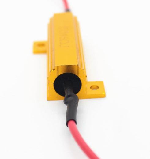 Alla Lighting H13 9008 50W 6Ohm Error Free LED Lights Load Resistor Adapter Fix Flashing Blinking Canbus Bypass Wiring Harness Decoder for Upgradi...