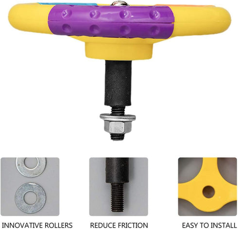Alipis 1 Pc Children's Steering Wheel Car Seat Toys Toy Steering Wheel for Car Steering Wheel for Bumper Car Kids Car Toys para Toy Cars Toy Car S...