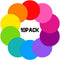 HOXHA Dry Erase Dots, Colorful Dry Erase Circles White Board Removable Markers Wall Decal Spots Stickers Set for Home Office Classroom Students Ta...