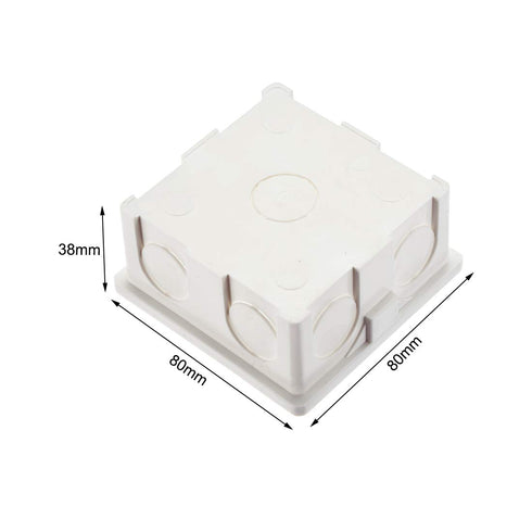 uxcell Wall Switch Box Electrical Outlet Flush Mount 86 Type Single Gang White 2pcs...