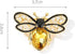 Crystal Bee Brooch Pin Honey Bee Brooches Crystal Insect Themed Bee Brooch Pins for Women Retro Corsage Lapel Pins Jewelry...