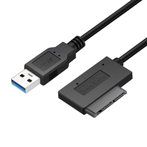 chenyang Micro SATA 16Pin to USB 3.0 Adapter Cable for 1.8 inch Hard Drive HDD/SSD Data Transfer External Hard Drive Converter 10cm...