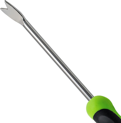 2 Pieces Hand Weed Puller Tool, Stainless Steel Pronged Garden Weed Remover Tool, Garden Weeder Tool for Lawn Farmland Transplant Gardening Plant ...