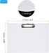 PATIKIL 12.4 x 8.86 Inch Clipboard Landscape, 2 Pack A4 PP Plastic Office Clipboards Low Profile Clip for Office Drawing Sketching, White...