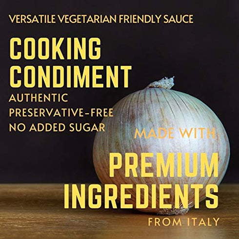 Arroyo Kitchen Delicious Onion Sauce, Made in Italy, Spiced with Garlic, Chili Pepper & Pecorino Cheese, All Natural, Preservatives-free, Clean In...